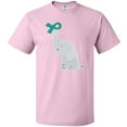 thumbnail image 3 of Inktastic Ovarian Cancer Pcos Teal Ribbon Awareness T-Shirt, 3 of 5