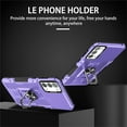 thumbnail image 4 of for Samsung Galaxy Note20 Case with Metal Ring Kickstand for Women & Men, Heavy-Duty Protection Shockproof Bumper Cover Case for Samsung Galaxy Note 20 TY Purple, 4 of 18