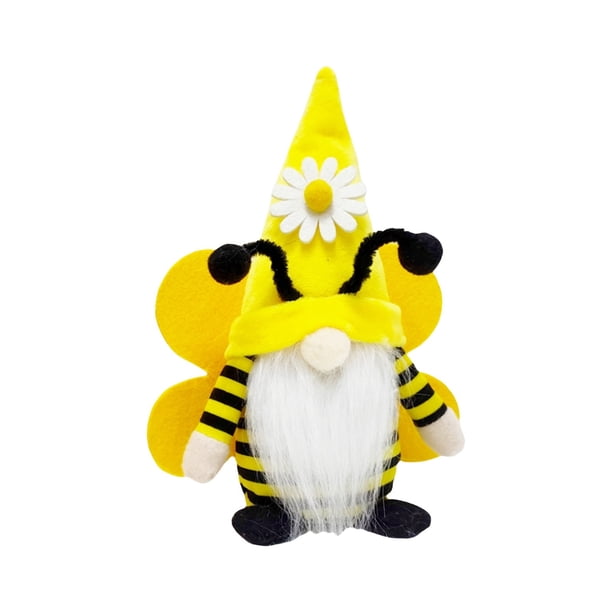 Festival de Primavera y Verano Muñeca sin rostro de punto Enano Girasol Muñeca Adornos