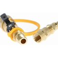 thumbnail image 4 of 2 Sets 1/4" RV Propane Quick Connect Adapter for Propane Hose Propane/Natural Gas 1/4" Quick Connect/Disconnect Kit Shutoff Valve&Full Flow Plug 100% Solid Brass, 4 of 7