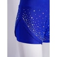 thumbnail image 7 of vastwit Girls Rhinestone Shorts Glitter Dance Ballet Tumbling Shorts Athletic Gymnastics Hot Pants Dancewear Royal Blue 8, 7 of 7