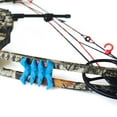 thumbnail image 3 of 1 Pair of Compound Bow Shock Absorber Stabilizer Extremity Vibration Dampers - Blue, 3 of 7