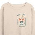 thumbnail image 3 of Disney Winnie The Pooh - Dear Santa, I've Been Good - Women's Lightweight French Terry Long Sleeve Shirt, 3 of 5