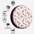 thumbnail image 6 of Kdxio Beautiful Butterflies and Hearts for Tire Cover Wheel Protectors Tyre Covers Weatherproof Wheel Covers Universal Fit for Trailer Rv SUV Truck Camper Travel Trailers 14 inch, 6 of 8