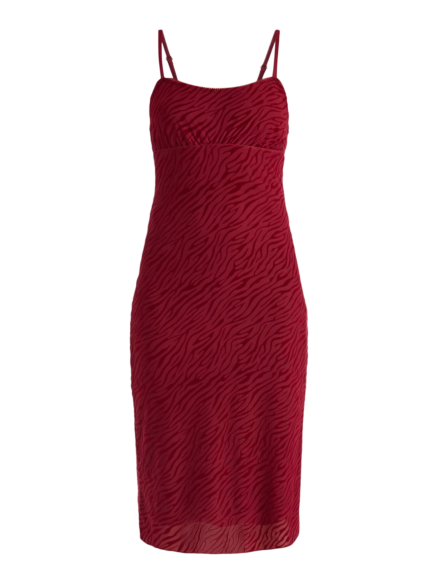 Madden NYC Women’s Burnout Velvet Midi Dress, Sizes XXS-XXL