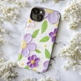 thumbnail image 6 of Purple Floral Phone Case for iPhone 16 15 14 13 12 11 Pro Max, 6 of 6