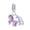 Dreamy Rainbow Unicorn, variant on Charms for Women Bracelet Unicorn Princess Clown Ferris Wheel Pendant,Amusement park