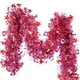thumbnail image 2 of Set de decoraciones para San Valentín | Serpentinas de cinta, guirnaldas en forma de corazón, plástico, rosa vino, 196,8x3,5 pulgadas | Fondo de fiesta navideña, fácil almacenamiento, exposición en, 2 of 9