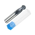 thumbnail image 6 of Uxcell Ball Nose End Mill 5/16" Radius 5/8" Shank Solid Carbide AlTiN Coated Upcut Spiral 2 Flutes, 6 of 6