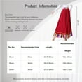 thumbnail image 6 of Flowy Satin Dance Skirts Womens Folk Dance Skirt Big Swing Long Skirts Ruffled Flared Maxi Skirts For Dance Performance Costume, 6 of 6