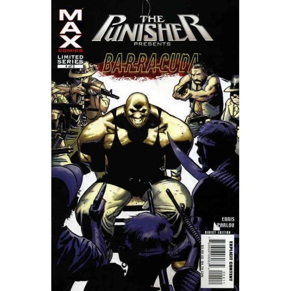 Punisher Presents: Barracuda Max #4 VF ; Marvel Comic Book