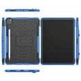 thumbnail image 4 of EpicGadget iPad Pro 11 Case 2021 with Pencil Holder - Slim Heavy Duty Shockproof Rugged Protective Cover with Kickstand Case for Apple 11-inch iPad Pro (3rd Generation, 2021 Release) (Black/Blue), 4 of 7