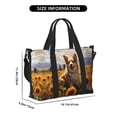 thumbnail image 2 of Travel Duffel Bag, Cute Corgi Sunflower Waterproof Carry On Overnight Tote Bags for Women/Men, Shoulder Weekender Gym Bag for Travel, Yoga, 2 of 5