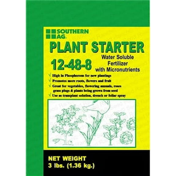 Plant Starter 12-48-8 Fertilizer - 3 Lbs.