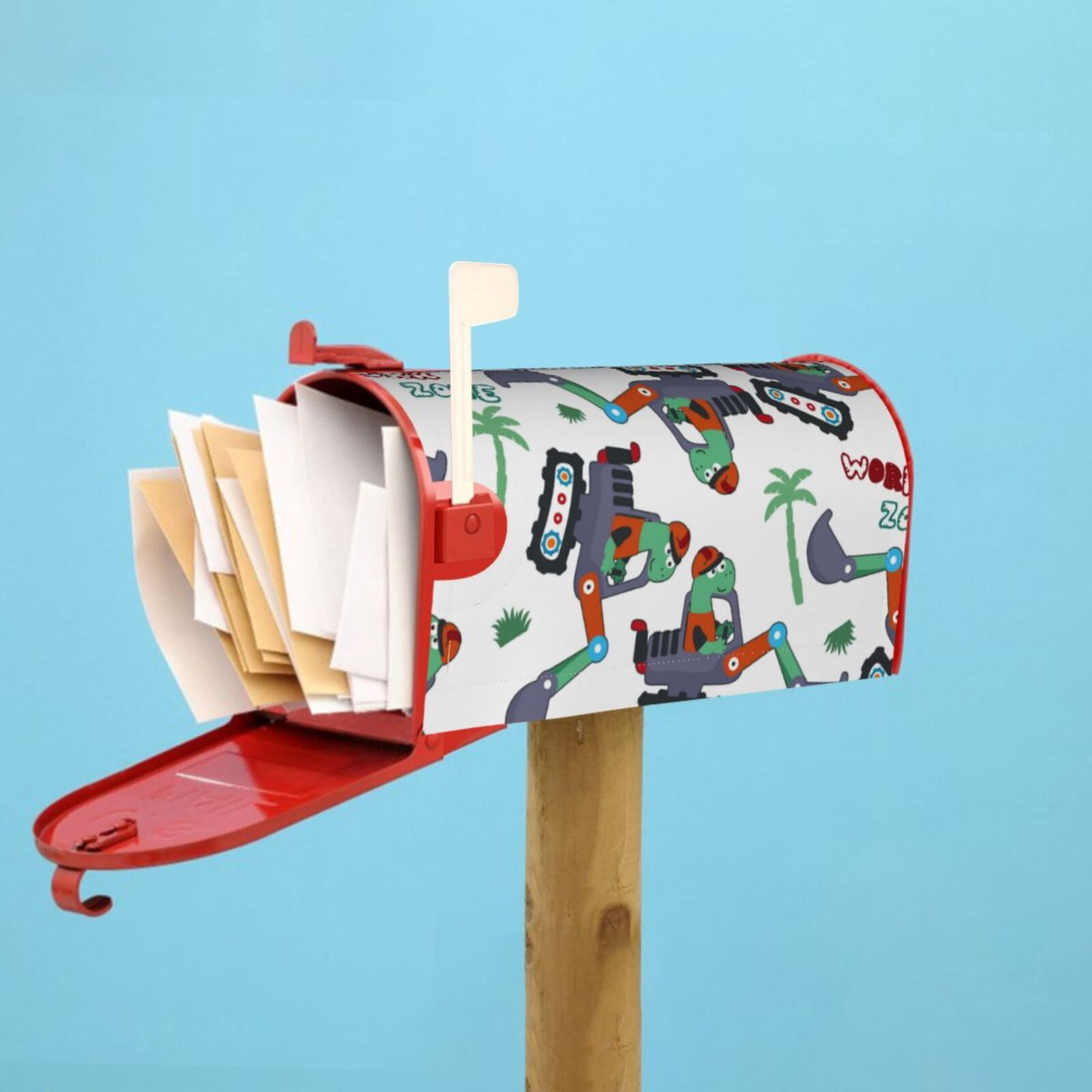 Kdxio Magnetic Mailbox Cover 21x18 in Mailbox Cover Outdoor Decoration Holiday Mailbox Covers for Home Garden Yard-21x18 in
