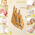 thumbnail image 3 of SKYSONIC 3 PCS Winged Microphones Baby Muslin Washcloths, Music Notes Soft Absorbent Face Towel Burp Cloths Cotton Bath Wipes Infant Wash Cloth for Newborn Boys Girls, 3 of 7