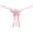 010_Pink, variant on Sexy Lingerie for Women Embroidered Butterfly Massage Thong Low Waist Crotchless Underwear Women's Intimates White