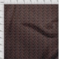 thumbnail image 4 of oneOone Cotton Poplin Brown Fabric Travel Diy Clothing Quilting Fabric Print Fabric By Yard 42 Inch Wide, 4 of 4