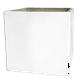 thumbnail image 1 of Maceta de Fibra de Vidrio FibraFormas Mod. Cubo 40cm Blanco, 1 of 5