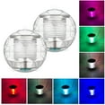 thumbnail image 1 of Solar Waterproof Pool Lights Floating Night Light with Color Changing for Swimming Pool Pond Fountain Garden Party Home Decor-Football shape, 1 of 9