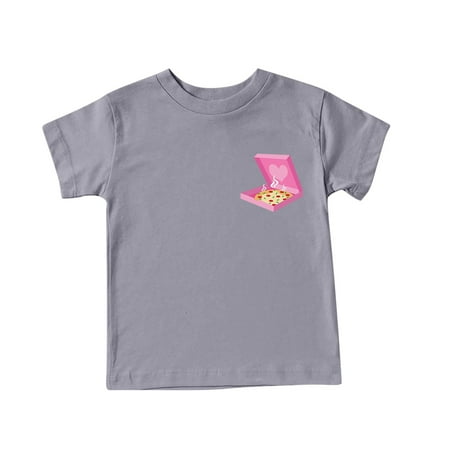 

Utoimkio Clearance Kids Boys Girls Casual Heart Print Short Sleeve T-Shirts Summer Casual Crewneck Tee Tops for Boys Girls 4-16 Years