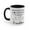 Black, variant on Promoted from Dog Grandma to human Grandma-Gift Accent Coffee Mug, 11oz