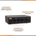 thumbnail image 3 of Pyle® Pss4 High- Stereo Speaker Selector (4 Channels), 3 of 6
