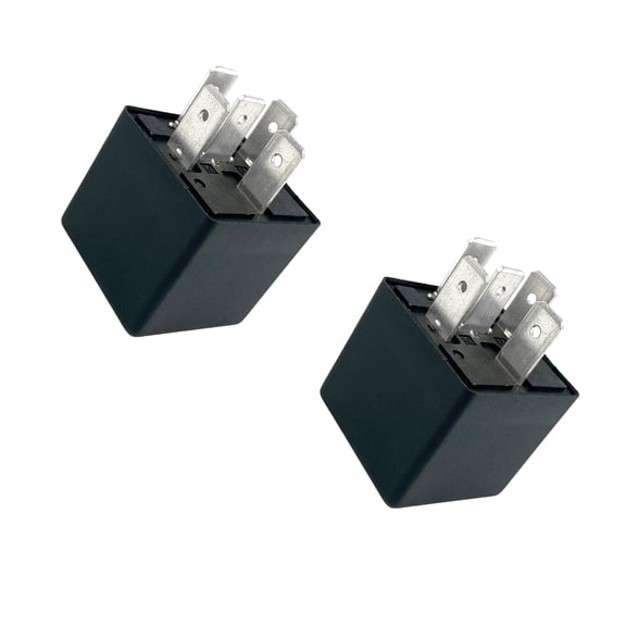 2Pcs 12V 40A 5-Pin Automotive Relays for Ignition Systems & Electrical Control