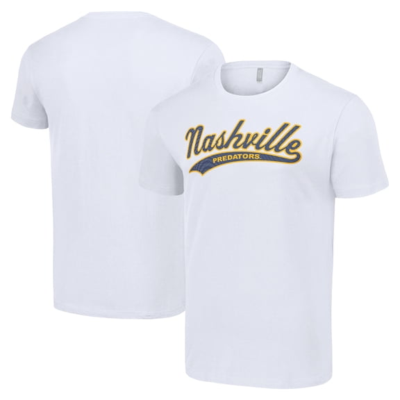 Men's Starter White Nashville Predators Tailsweep T-Shirt