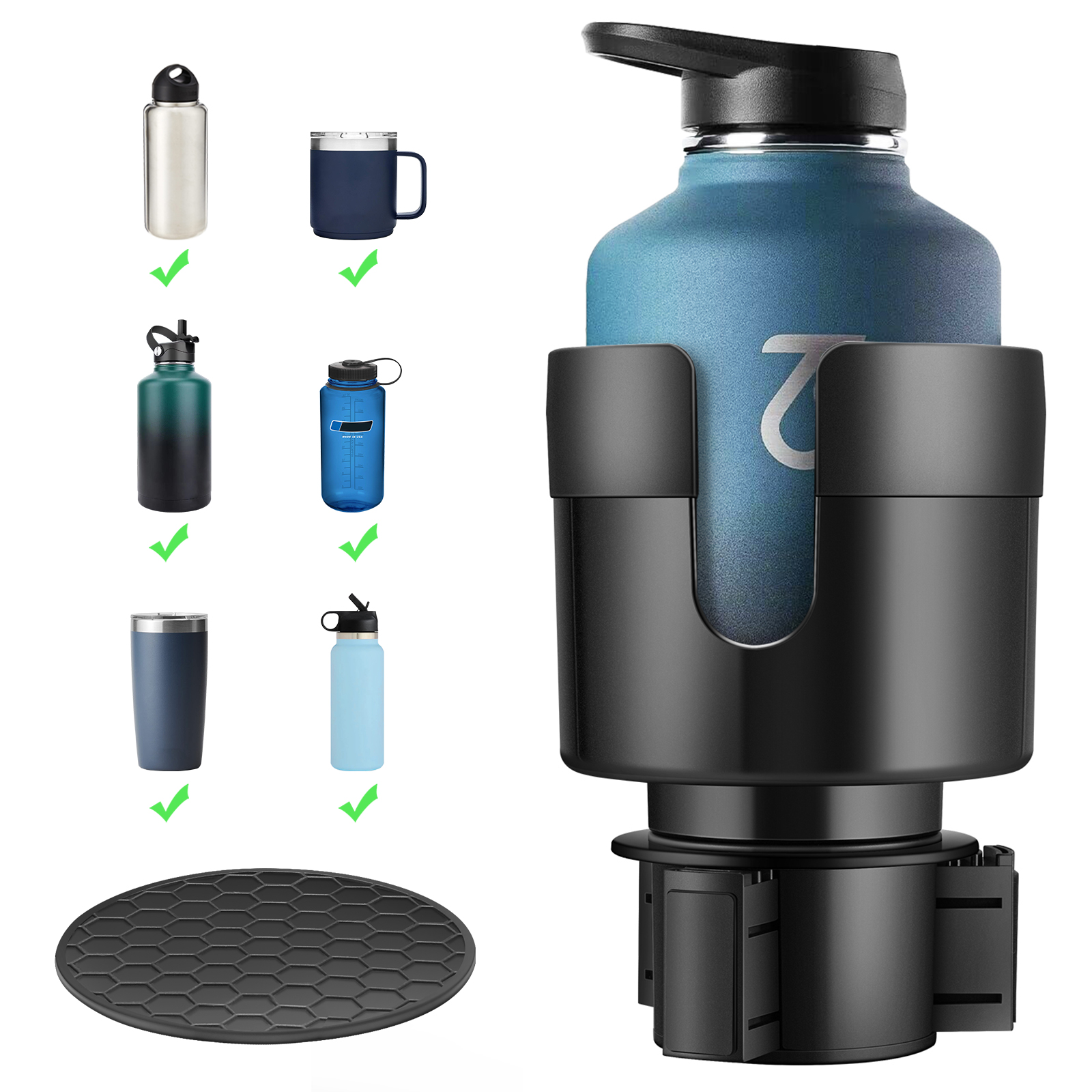 TYKOR Cup Holder Expander for Large Bottles photo 1