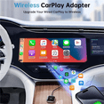thumbnail image 4 of 2 in 1 Wireless Carplay Adapter Wired to Wireless Adapter Car AI Box Plug & Play Mini Car Play Adapter White, 4 of 7