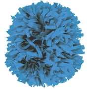 Plastic Instock Cheerleading Pom Columbia Blue