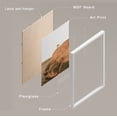 thumbnail image 4 of PixonSign Framed Wall Art Desert Canyon Seascape Texas and Arizona Prints, Set of 4 Photography Wall Decor Arts, Nature Wall Décor, Adhesive Canvas Poster, Modern Home Artwork - 8"x10" White, 4 of 5
