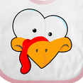 thumbnail image 4 of Inktastic Thanksgiving Goofball Turkey Face Boys or Girls Baby Bib, 4 of 4