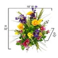 thumbnail image 2 of Artificial Dahlia, Morning Glory and Ranunculus and Blossom Fillers Mixed Bush - 30 Stems for Home, Wedding, Restaurant and Office Decoration Arrangement, Summer Mix, 2 of 5