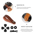 thumbnail image 6 of AODSK Cotton Embroidery Guitar Strap 2" Adjustable for Acoustic Electric Bass Ukulele with Picks Guitarists  Gift, 6 of 6