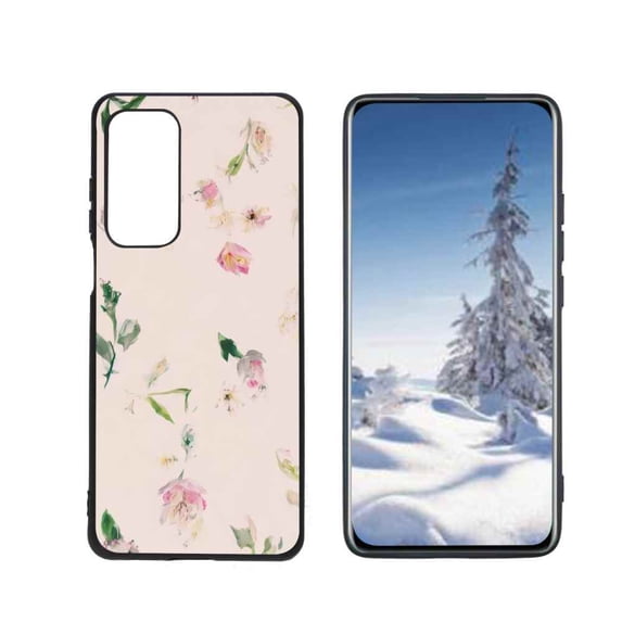 Floral-303 Phone Case, Degined for Motorola MOTO Edge 2021 Case Men Women, Flexible Silicone Shockproof Case for Motorola MOTO Edge 2021