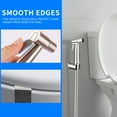 thumbnail image 5 of NEWEEN Handheld Bidet Sprayer for Toilet, Brushed Nickel Bidet Attachment for Toilet Adjustable Water Pressure Control with Bidet Hose for Feminine Wash Baby Diaper Cloth, 5 of 8