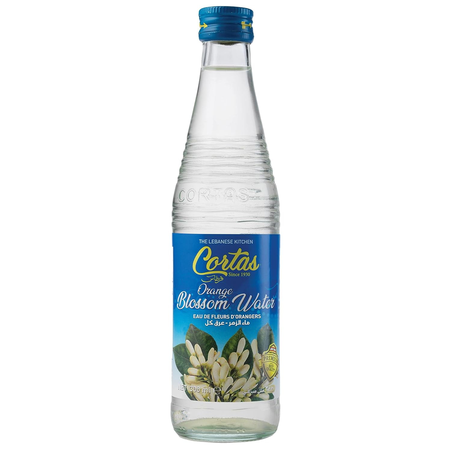Cortas Orange Blossom Water, 10-Ounce Bottles (Pack of 4)