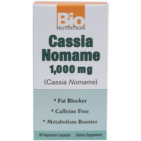 Bio Nutrition Cassia Nomame, 1000 mg, Vegetarian Ctules, 60 Ct