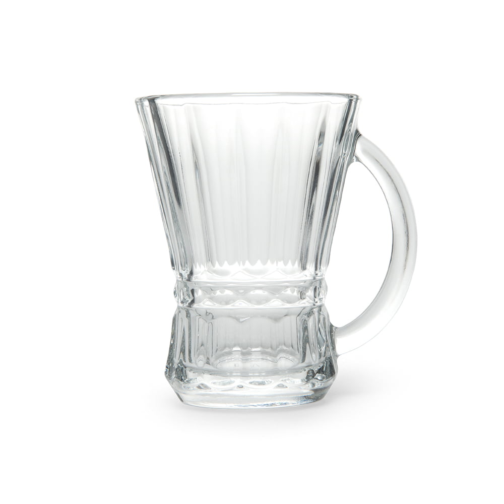 Buy Glass Tea Cup, Coffee Mugs with Handle-Royal tea cup (150ML) Online in  India – Skyborn