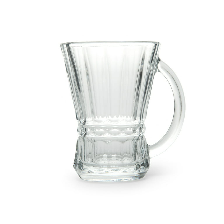 DIAMANT Europe Ware 6-PC SET Clear Glass Coffee Mug, Tea Cups New in BOX