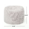thumbnail image 4 of GDF Studio Lycus Furry Bean Bag, Lavender, 4 of 5