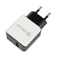 thumbnail image 2 of Cargador rápido de teléfono móvil de un solo puerto QC3.0 de 18 W, cabezal de carga rápida USB inteligente, 2 of 4