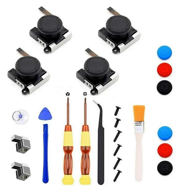 25PCS Set Analog Joystick+Screwdriver+Joystick Cap for NS Switch Lite