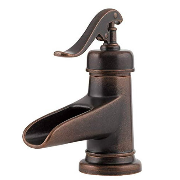 Pfister LF042YP0U Robinet de Salle de Bain à Contrôle Unique Ashfield 4 Pouces en Bronze Rustique, Modèle Économe en Eau