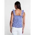 thumbnail image 4 of Time and Tru Women's Smocked Bodice Tank Top, Sizes XS - XXXL, 4 of 6