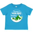 thumbnail image 3 of Inktastic Mommy's Hiking Buddy with Mountains and Trees Boys or Girls Baby T-Shirt, 3 of 5