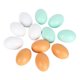 thumbnail image 3 of 12 huevos de madera para manualidades, huevos hechos a mano, juguetes de comida, decoración de huevos, Multicolor, 3 of 7