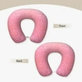 thumbnail image 3 of Xecao Sparkly Glitter Print Memory Foam Cervical Neck Pillow Versatile U-Shaped Pillows for Home,Office,Camping,Travelling,Soft Washable Cover, 3 of 8